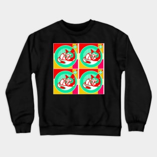 Kitty the cat Crewneck Sweatshirt